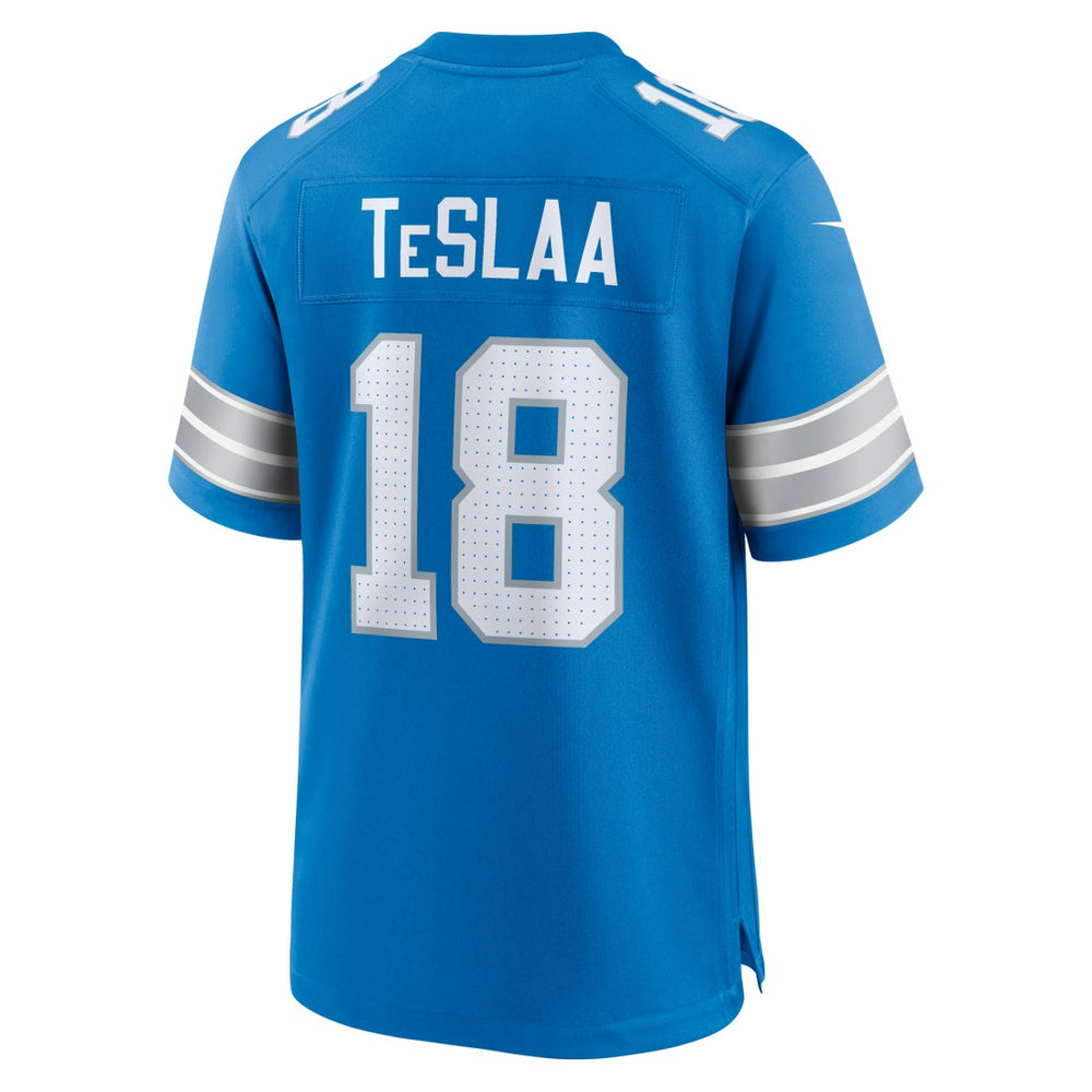 Nike Isaac TeSlaa Detroit Lions Game Player Jersey Blue