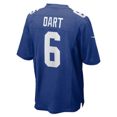 Nike Jaxson Dart New York Giants 2025 NFL Draft First Round Pick Game Jersey Royal