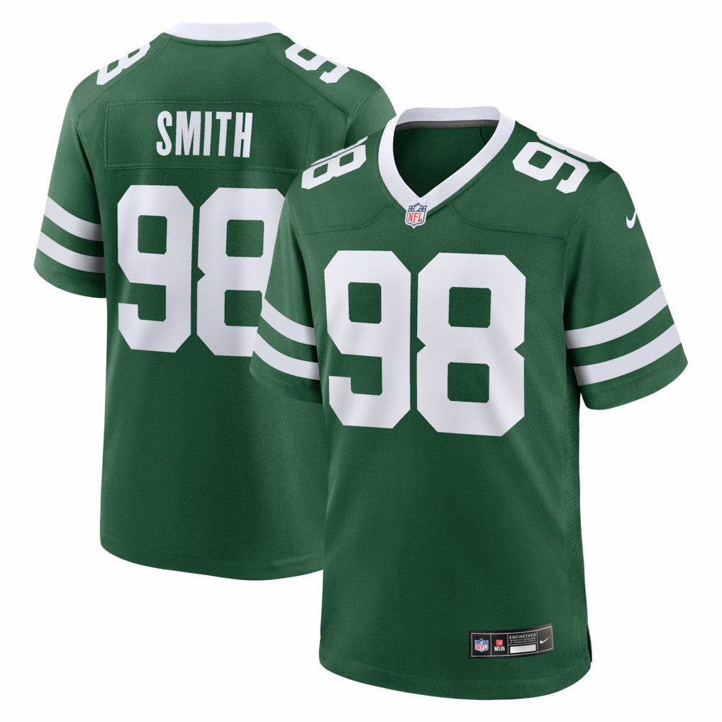 Nike Mazi Smith New York Jets Team Game Jersey Legacy Green