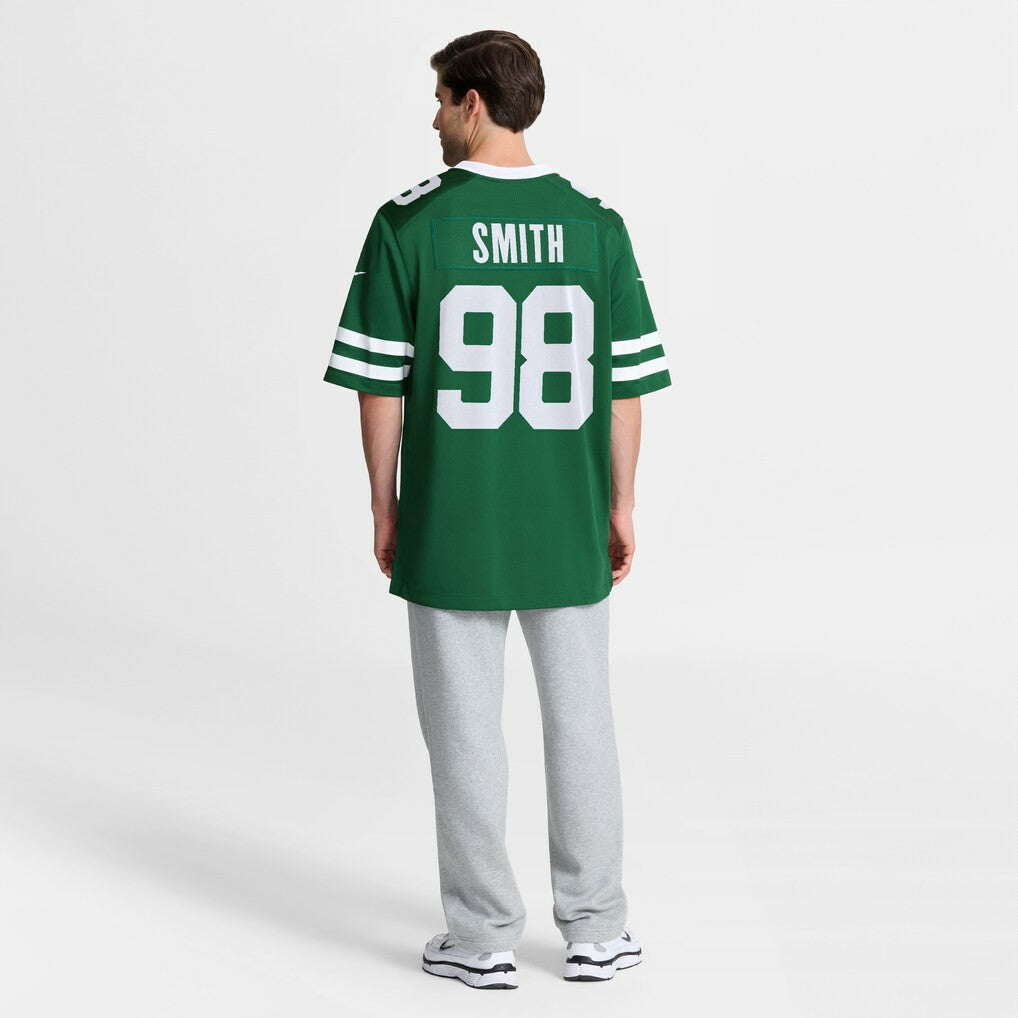Nike Mazi Smith New York Jets Team Game Jersey Legacy Green