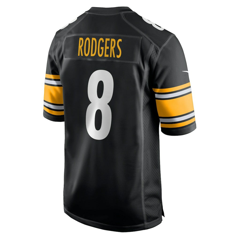 Nike Aaron Rodgers Pittsburgh Steelers Game Jersey Black