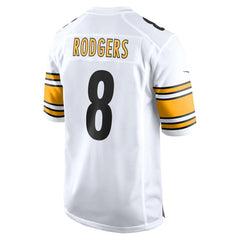Nike Aaron Rodgers Pittsburgh Steelers Game Jersey White