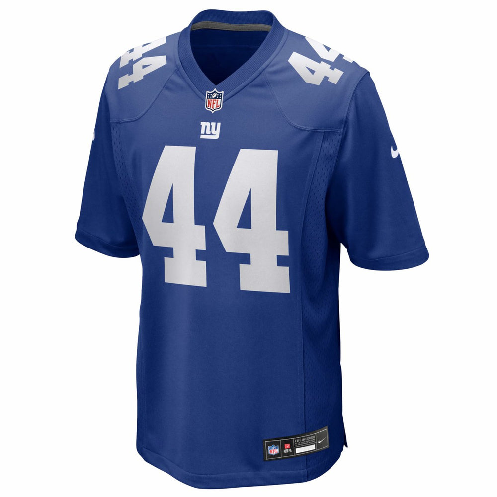 Nike Cam Skattebo New York Giants Team Game Player Jersey Royal