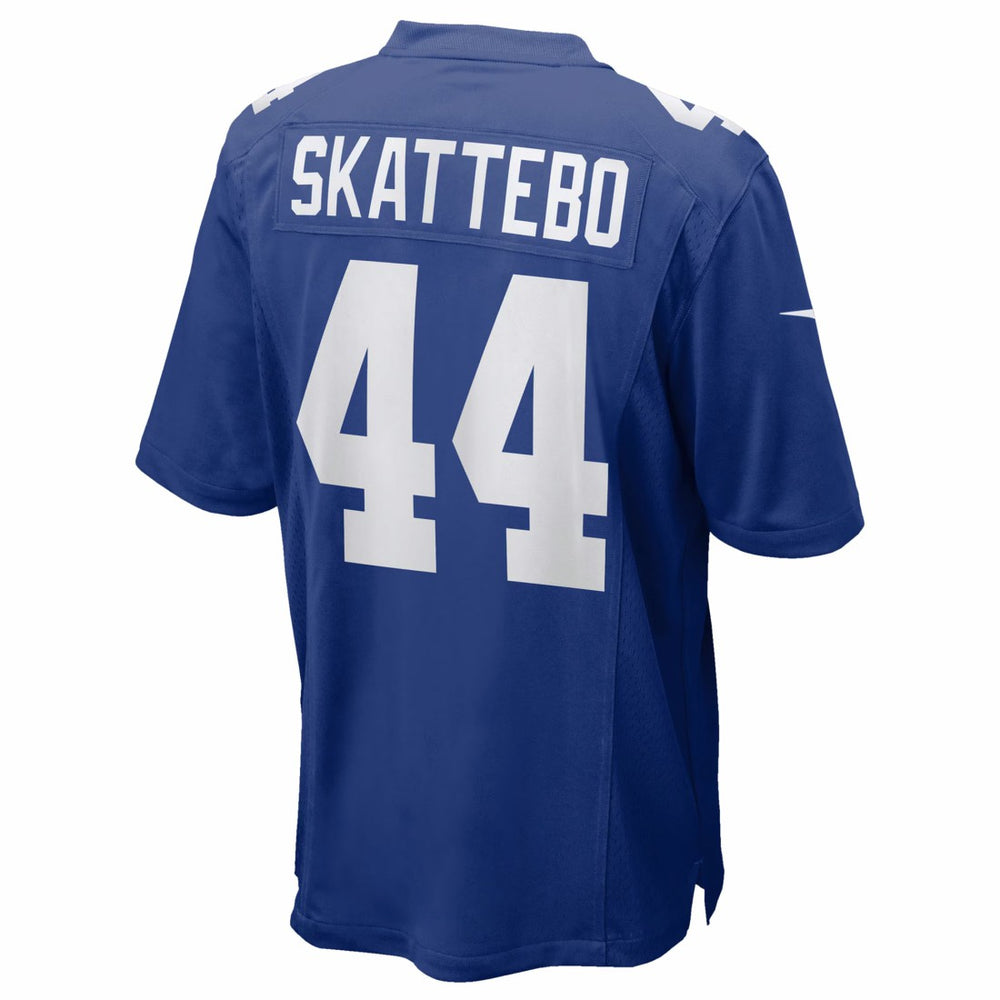 Nike Cam Skattebo New York Giants Team Game Player Jersey Royal