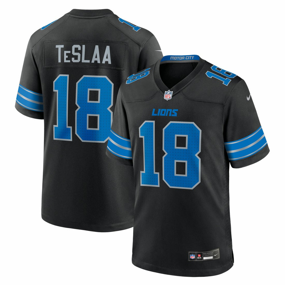 Nike Isaac TeSlaa Detroit Lions Alternate Game Player Jersey Black
