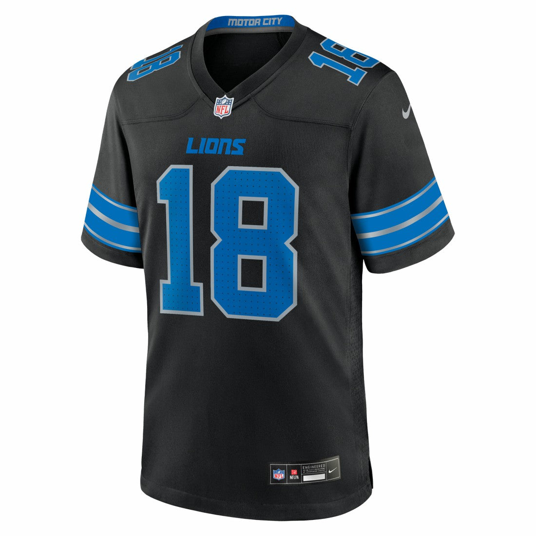 Nike Isaac TeSlaa Detroit Lions Alternate Game Player Jersey Black