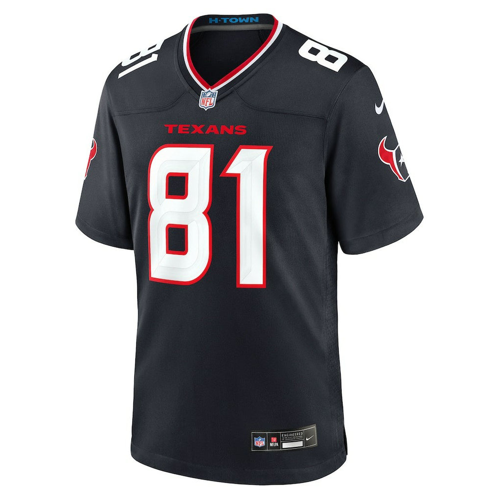 Nike Jayden Higgins Houston Texans Game Jersey Navy