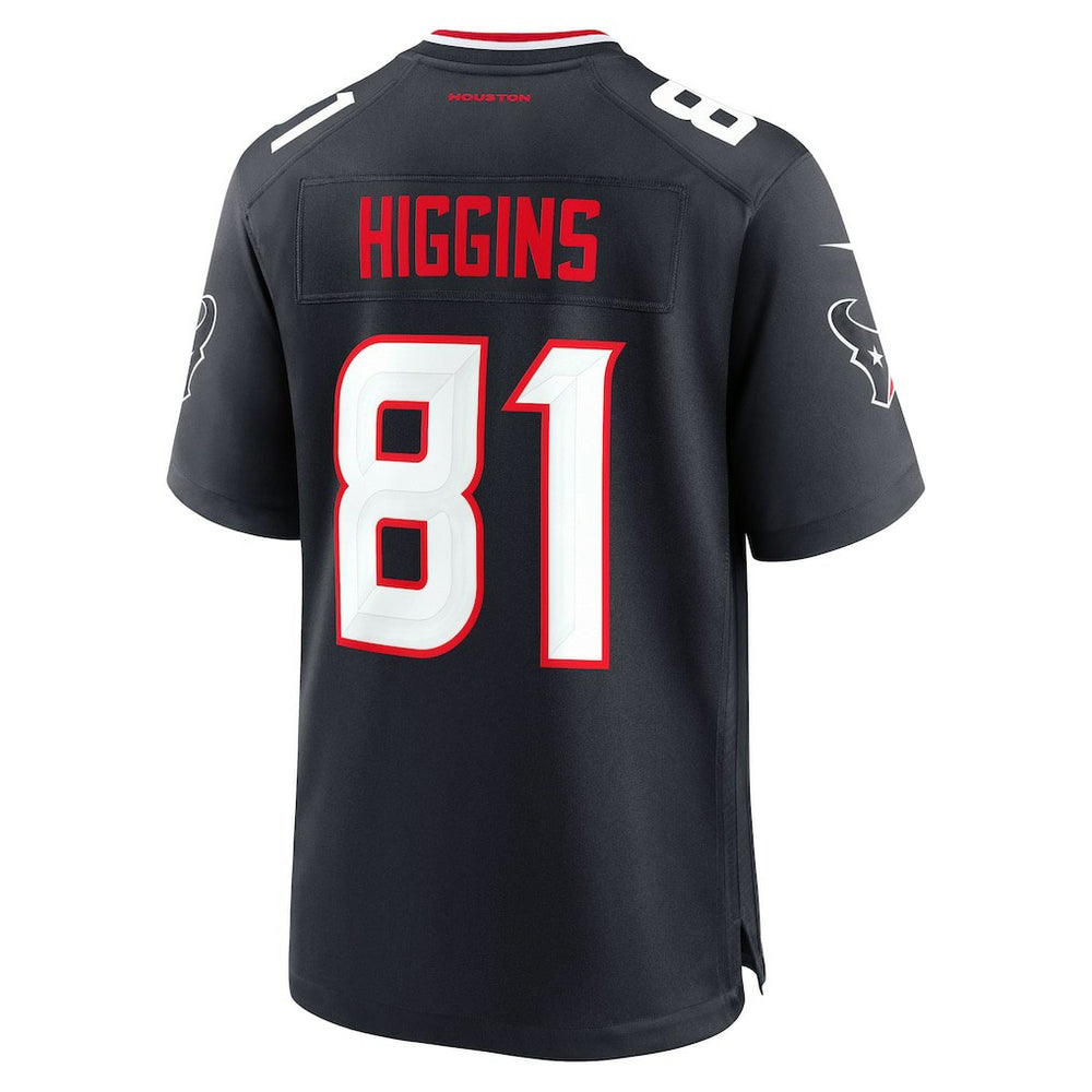 Nike Jayden Higgins Houston Texans Game Jersey Navy