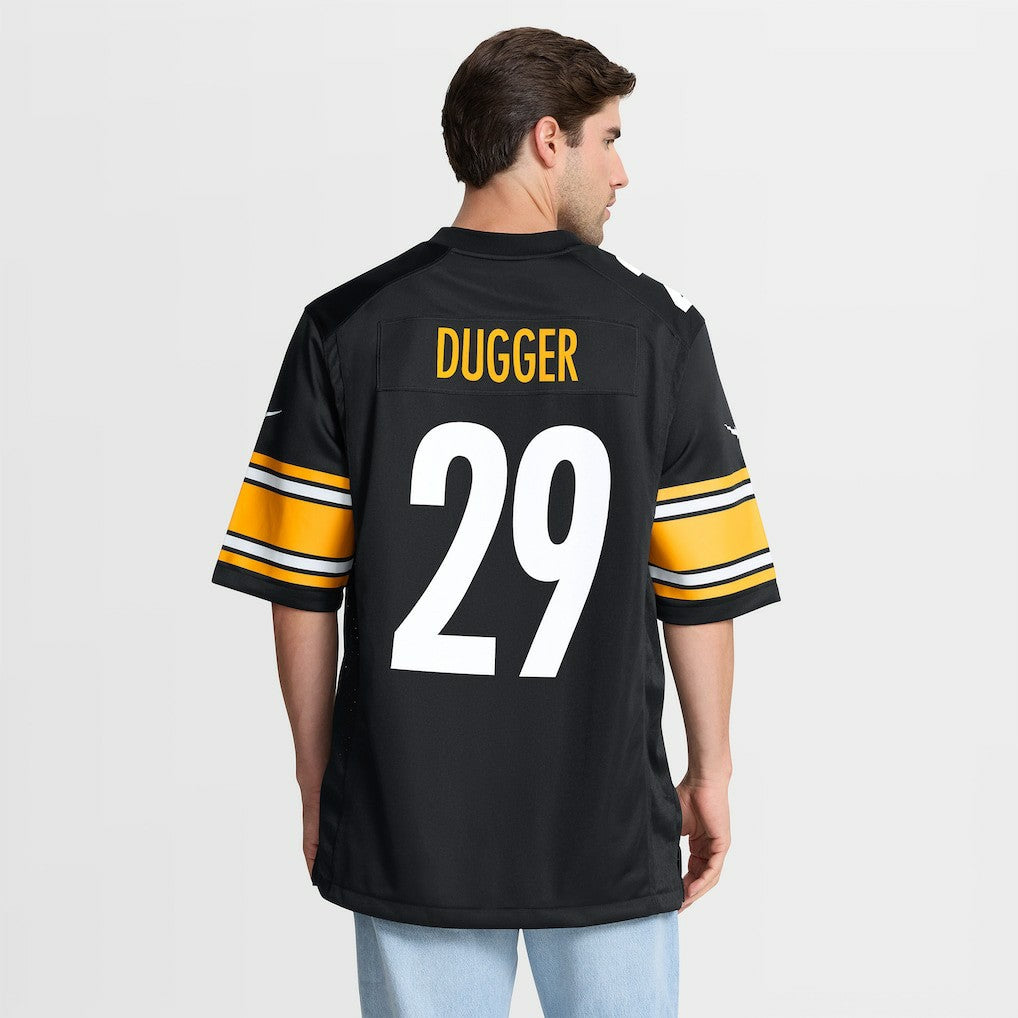 Nike Kyle Dugger Pittsburgh Steelers Team Game Jersey Black