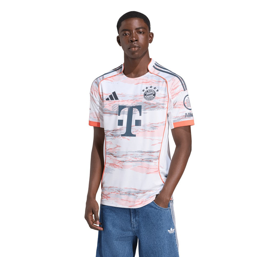 Bayern Munich 2025/26 Away Replica Jersey White - Adidas Discount