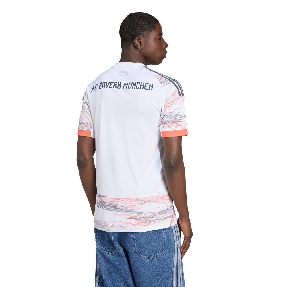 Bayern Munich 2025/26 Away Replica Jersey White - Adidas Discount