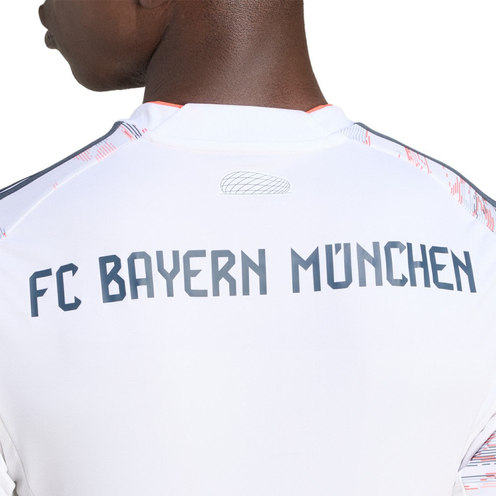 Bayern Munich 2025/26 Away Replica Jersey White - Adidas Discount