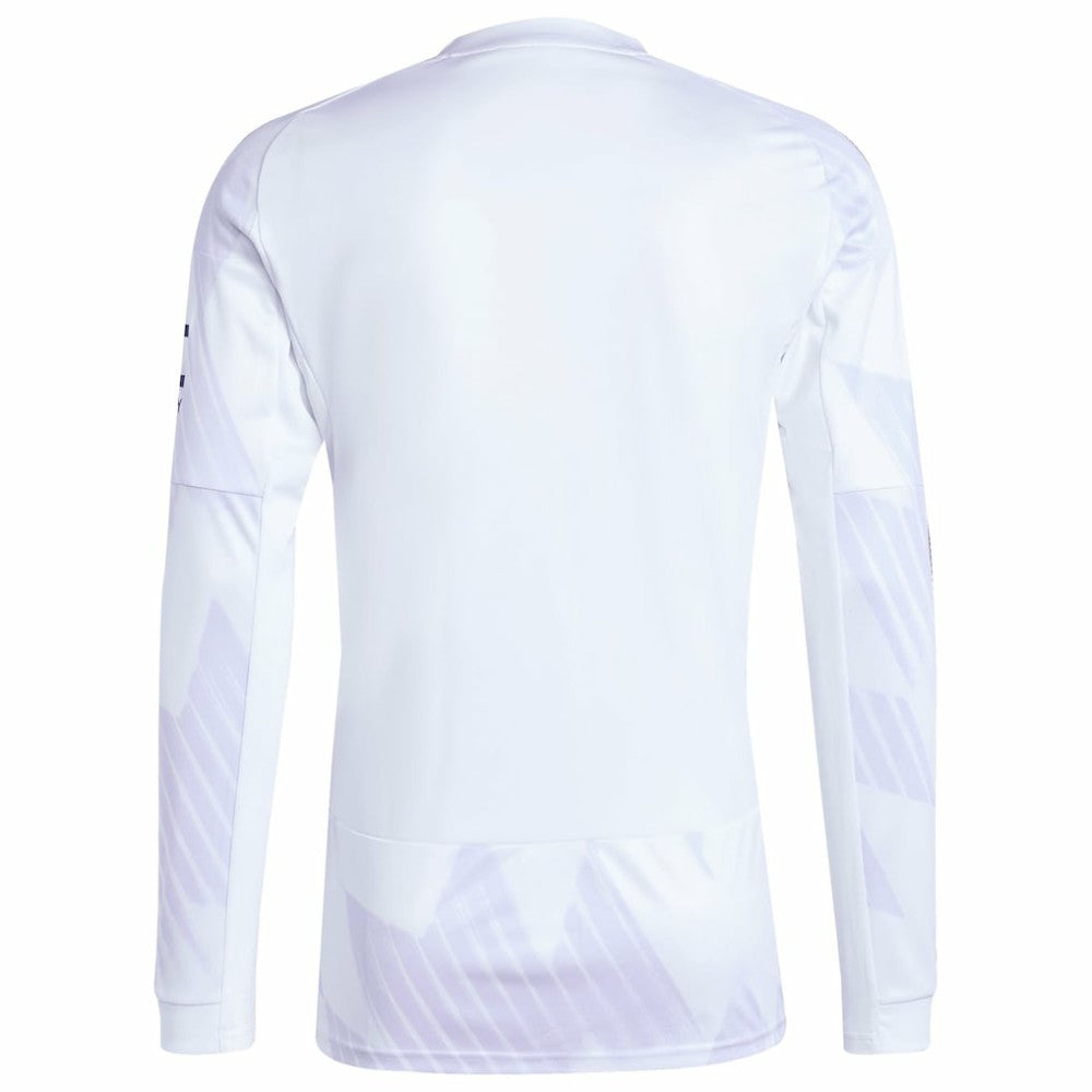 Manchester United 2025/26 Away Replica Long Sleeve Jersey White - Adidas Discount