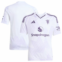 Manchester United Youth 2025/26 Away Replica Jersey White - Adidas outlet