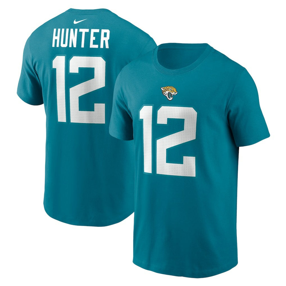 Nike Travis Hunter Jacksonville Jaguars Name & Number T-Shirt Teal