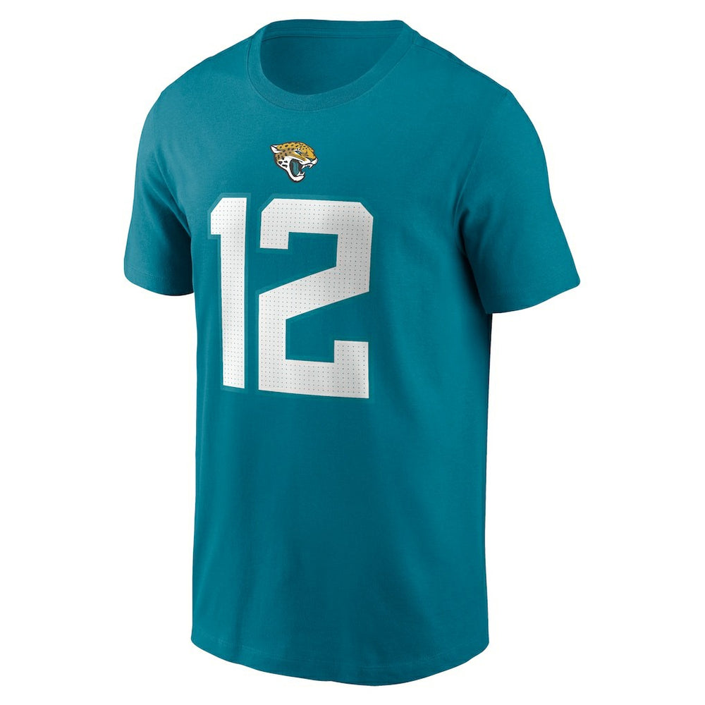 Nike Travis Hunter Jacksonville Jaguars Name & Number T-Shirt Teal