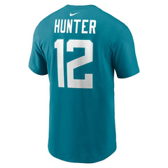 Nike Travis Hunter Jacksonville Jaguars Name & Number T-Shirt Teal