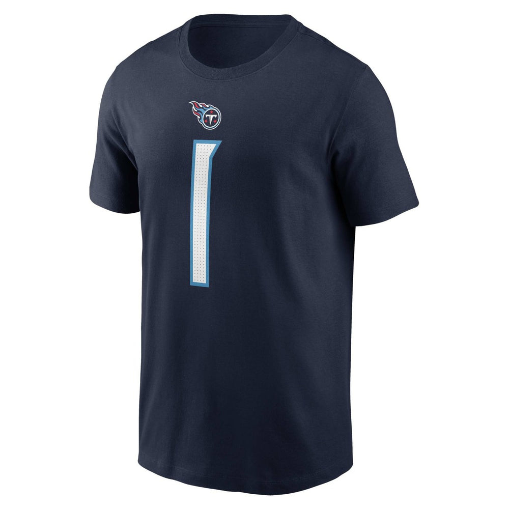 Nike Cameron Ward Tennessee Titans Name & Number T-Shirt Navy