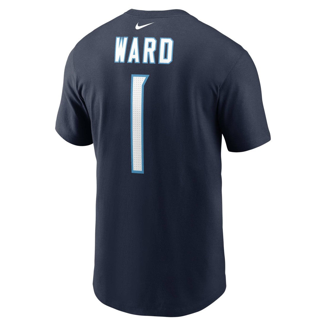Nike Cameron Ward Tennessee Titans Name & Number T-Shirt Navy