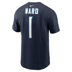 Nike Cameron Ward Tennessee Titans Name & Number T-Shirt Navy