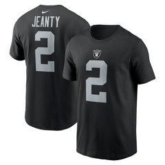 Nike Ashton Jeanty Las Vegas Raiders Name & Number T-Shirt Black
