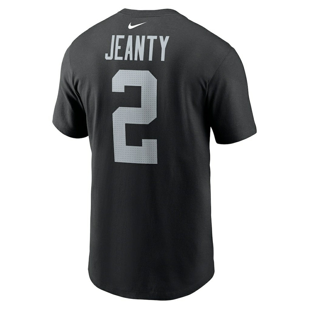 Nike Ashton Jeanty Las Vegas Raiders Name & Number T-Shirt Black