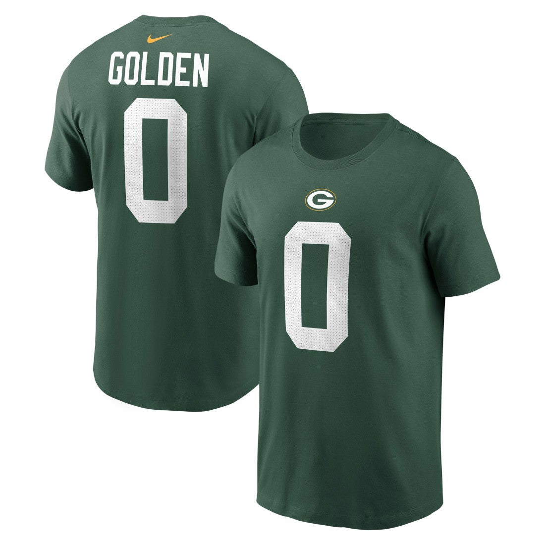 Nike Green Bay Packers 2025 NFL Draft First Round Pick No. 23 Name & Number T-Shirt Green