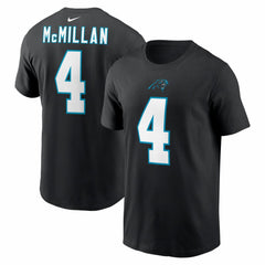 Nike Tetairoa McMillan Carolina Panthers Name & Number T-Shirt Black