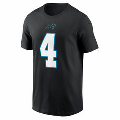 Nike Tetairoa McMillan Carolina Panthers Name & Number T-Shirt Black