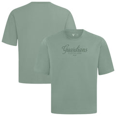 Cleveland Guardians Levelwear Ethereal Oversized Luxe Signature Knit T-Shirt - Green - MLB on Sale
