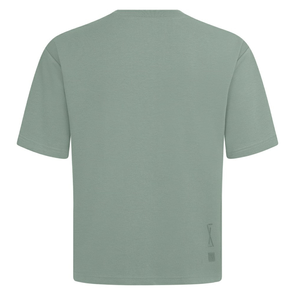 Baltimore Orioles Levelwear Ethereal Oversized Luxe Signature Knit T-Shirt - Green - MLB Discount