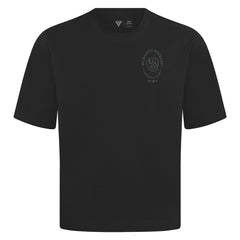 Milwaukee Brewers Levelwear Signet Oversized Luxe Signature Knit T-Shirt - Black - MLB Online