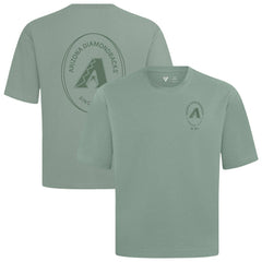 Arizona Diamondbacks Levelwear Signet Oversized Luxe Signature Knit T-Shirt - Green - MLB Lifestyle