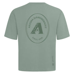 Arizona Diamondbacks Levelwear Signet Oversized Luxe Signature Knit T-Shirt - Green - MLB Lifestyle