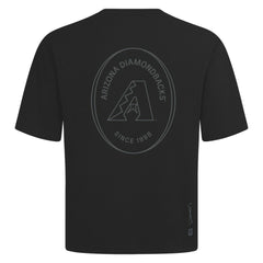 Arizona Diamondbacks Levelwear Signet Oversized Luxe Signature Knit T-Shirt - Black - MLB Sale