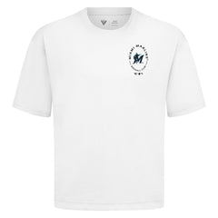Miami Marlins Levelwear Signet Oversized Luxe Signature Knit T-Shirt - White - MLB Online