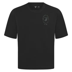Baltimore Orioles Levelwear Signet Oversized Luxe Signature Knit T-Shirt - Black - MLB Discount