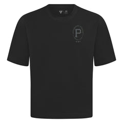 Pittsburgh Pirates Levelwear Register Oversized Luxe Signature Knit T-Shirt - Black - MLB Lifestyle