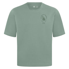 Los Angeles Dodgers Levelwear Register Oversized Luxe Signature Knit T-Shirt - Green - MLB Online