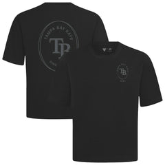 Tampa Bay Rays Levelwear Register Oversized Luxe Signature Knit T-Shirt - Black - MLB Online