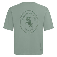 Chicago White Sox Levelwear Register Oversized Luxe Signature Knit T-Shirt - Green - MLB Discount