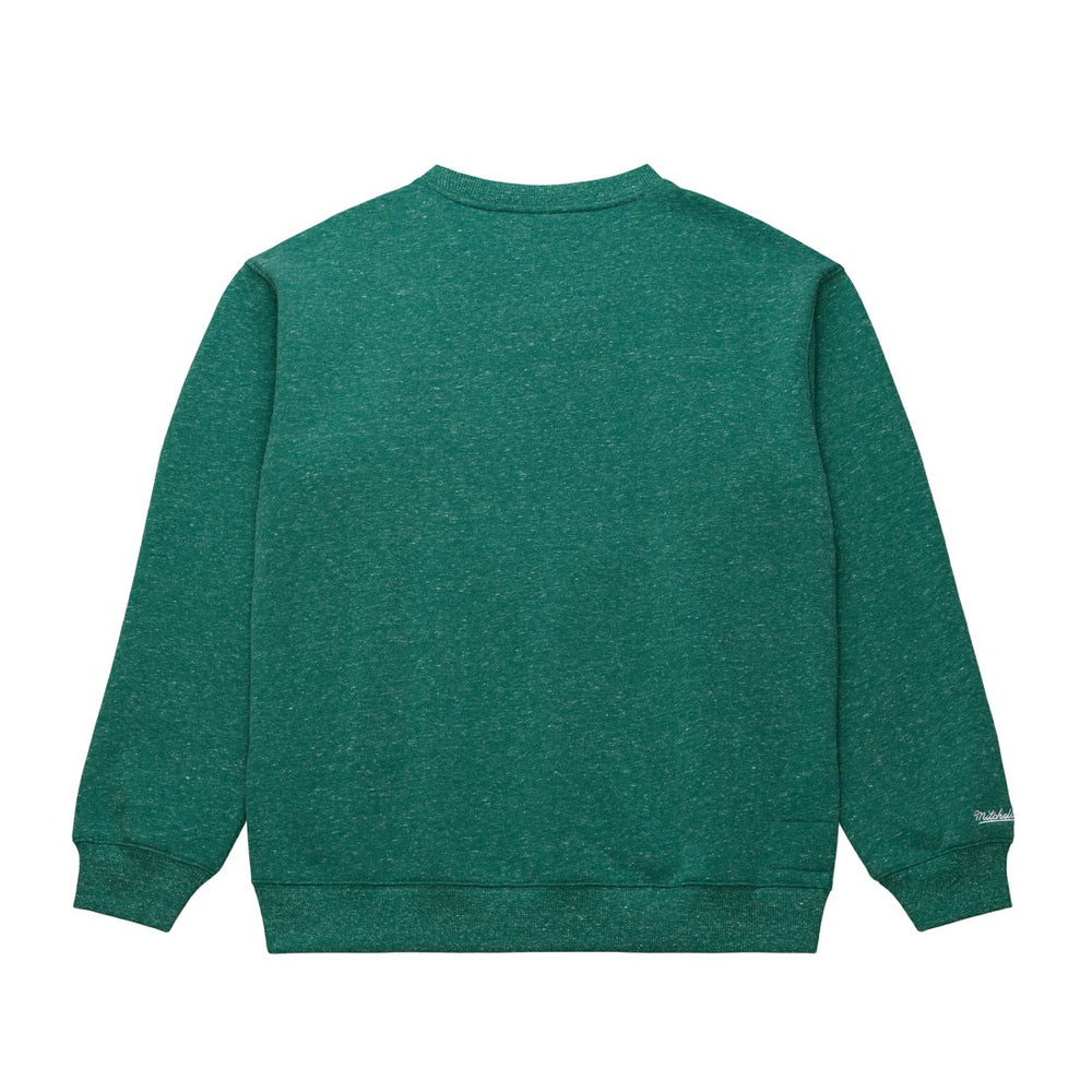 Mitchell & Ness New York Jets Jets In London Throw It Back Fleece Sweatshirt Green