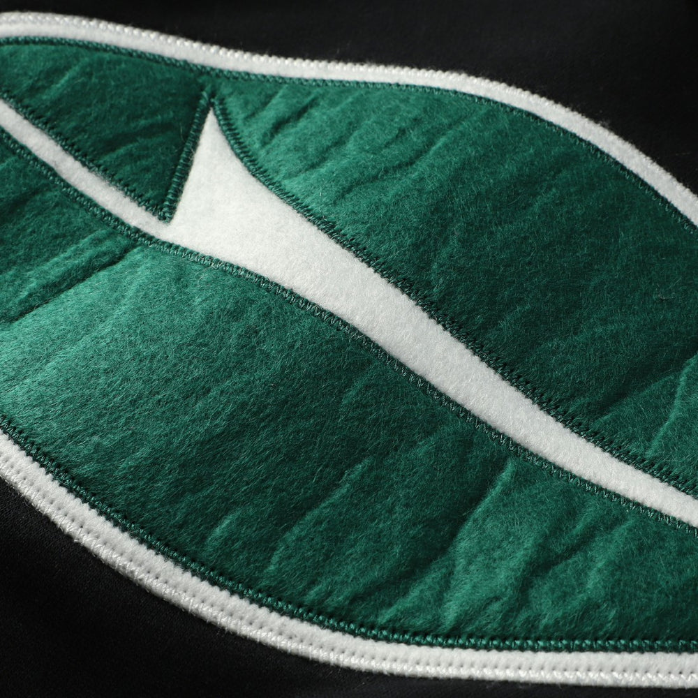 Mitchell & Ness New York Jets In London Big Logo Raglan Hoodie Black