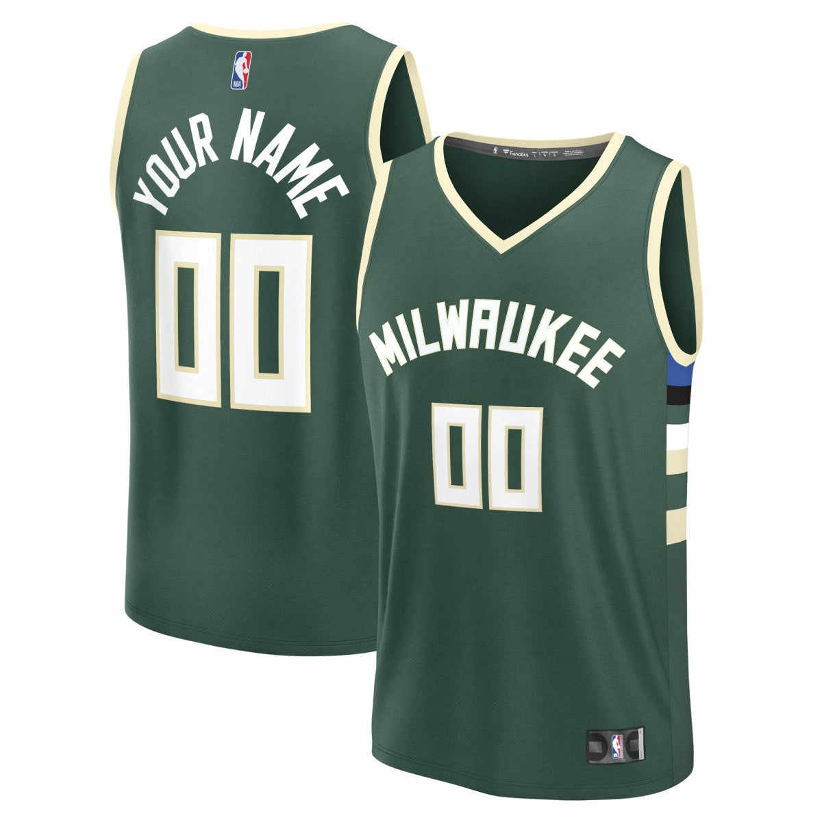 Milwaukee Bucks Fast Break Custom Jersey Icon Edition Green | Fanatics Near Me