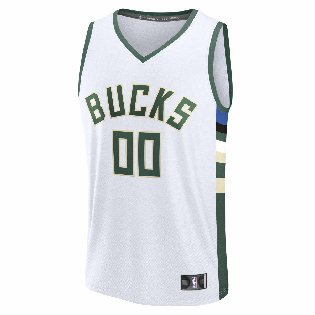 Milwaukee Bucks Fast Break Custom Jersey Association Edition White | Fanatics outlet