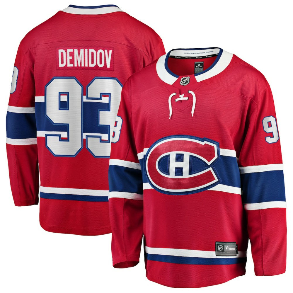 Ivan Demidov Montreal Canadiens Fanatics Home Breakaway Jersey - Red - NHL 203105446