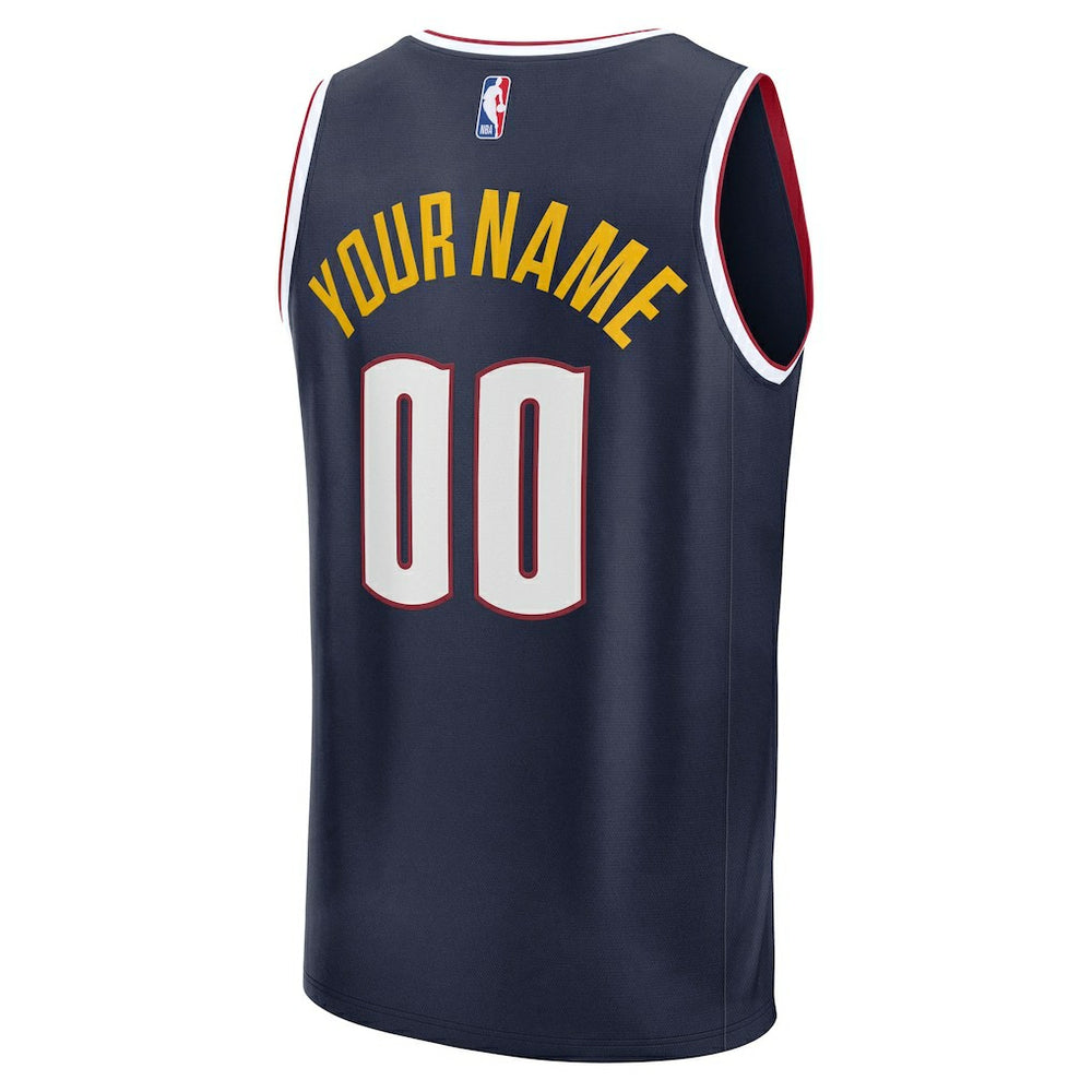 Denver Nuggets Youth Fast Break Custom Replica Jersey for sale Navy for sale Icon Edition | Fanatics outlet
