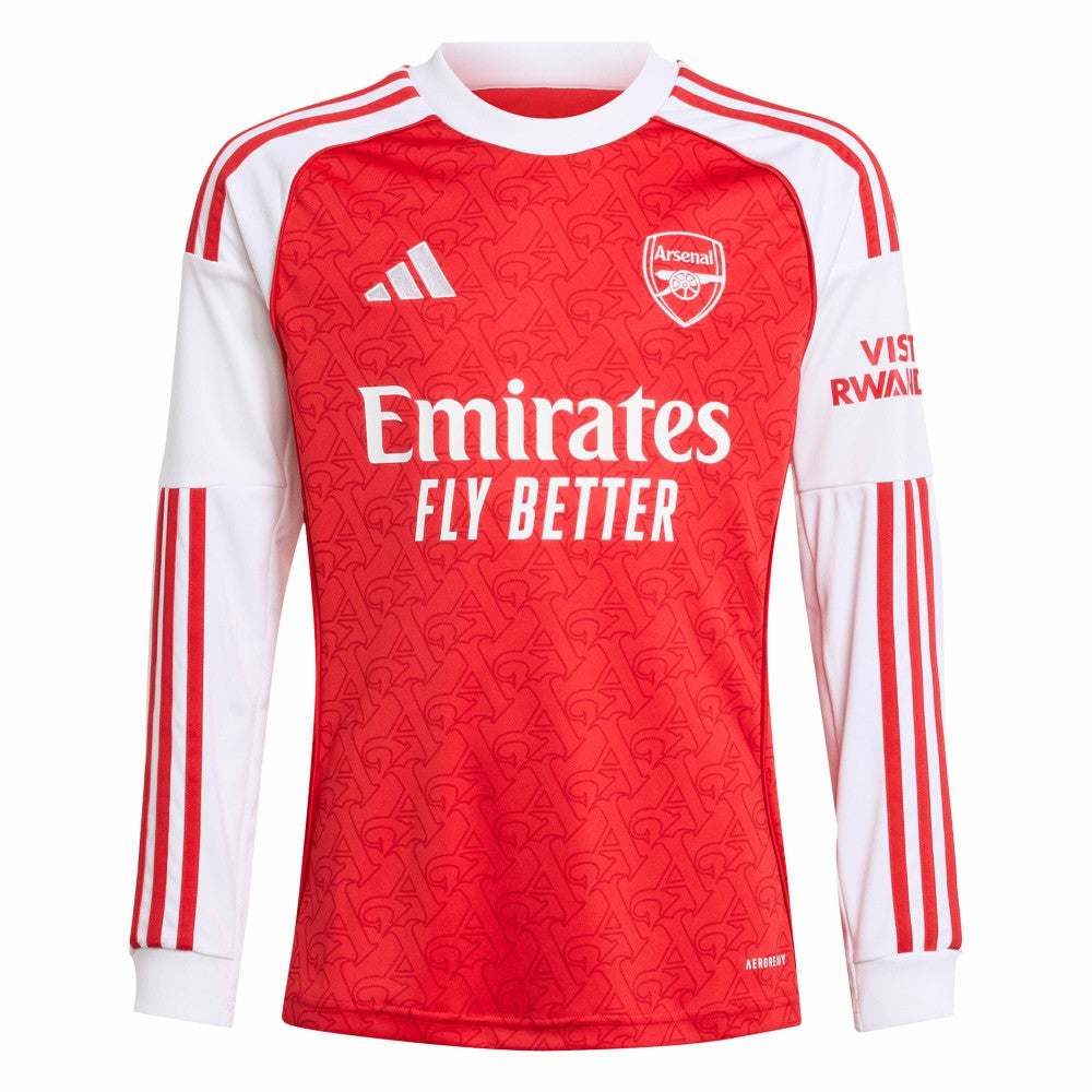 Arsenal Youth 2025/26 Home Replica Long Sleeve Jersey Red - Adidas outlet