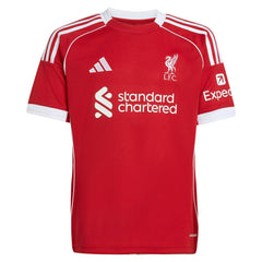 Liverpool Youth 2025/26 Home Replica Jersey Red - Adidas Discount