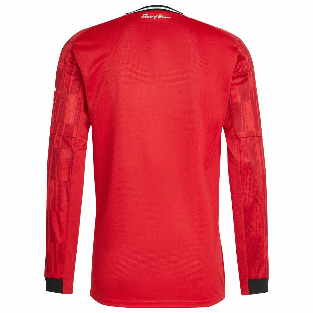 Manchester United Home 2025/26 Replica Long Sleeve Jersey Red - Adidas Discount
